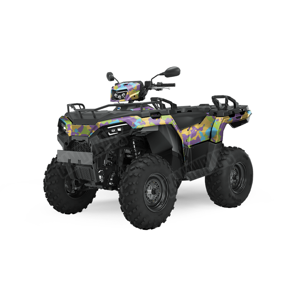 Large Cumulus Carnival Camo ATV Vinyl Wrap
