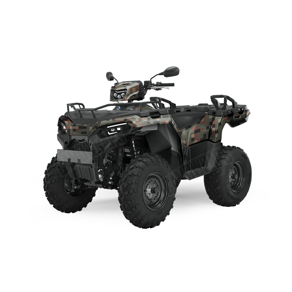Pixel Militant Copper ATV Wraps