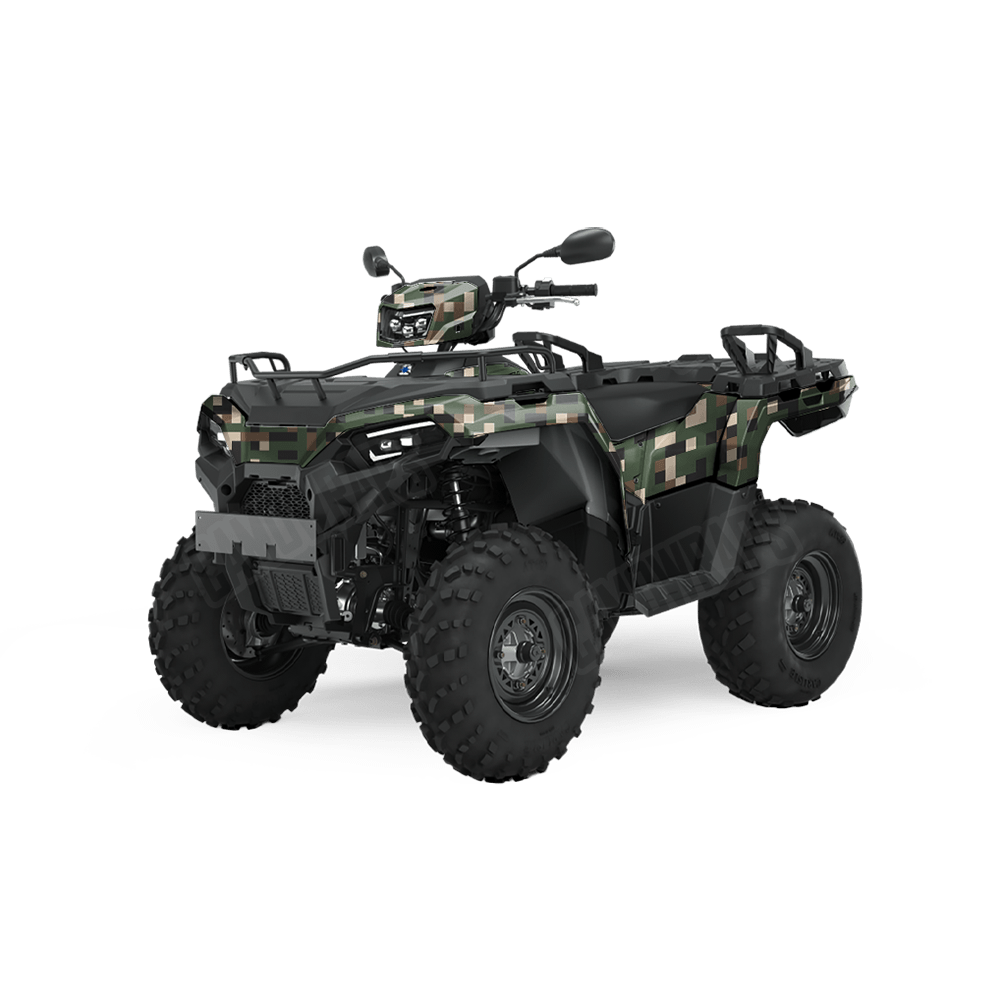 Pixel Woodland ATV Wraps