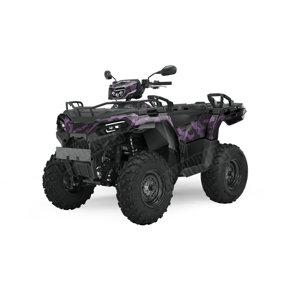 Large Ragged Darkwing Camo ATV Vinyl Wrap