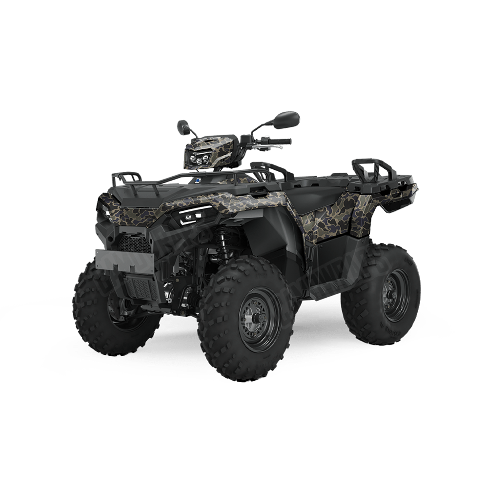 Old School Duck Militant Blue ATV Wraps