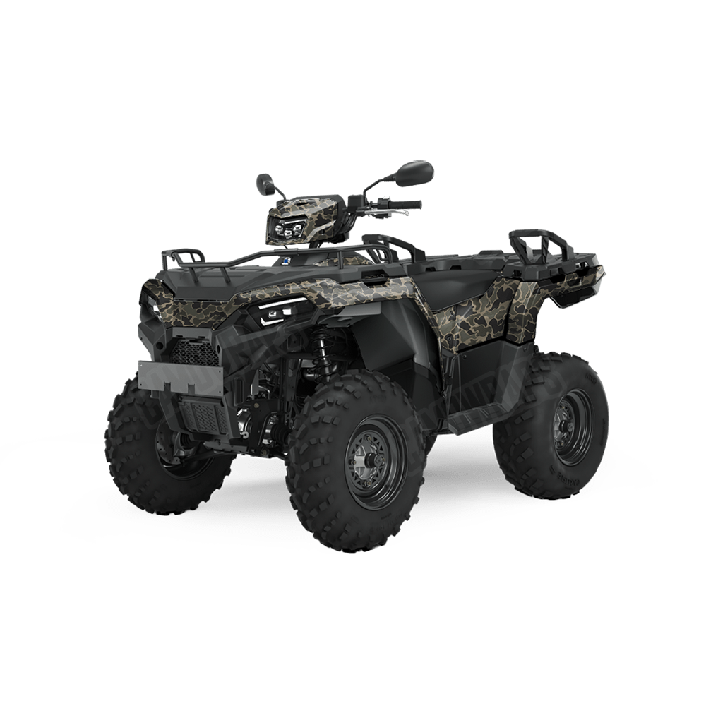 Old School Duck Militant Green ATV Wraps