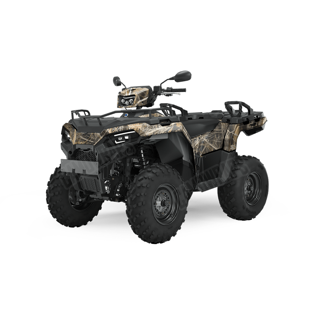 Nature Dry Grassland Camo ATV Vinyl Wrap