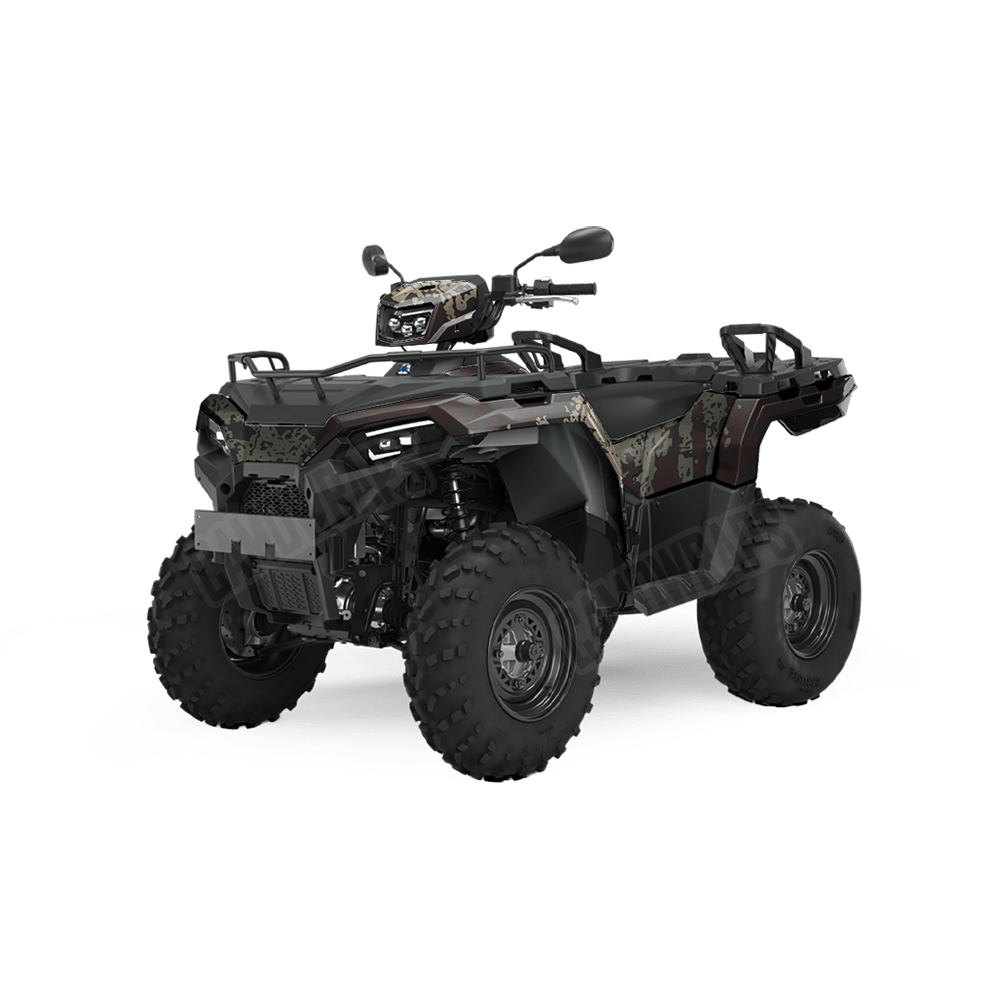 Pasted Militant Blood Camo ATV Vinyl Wrap