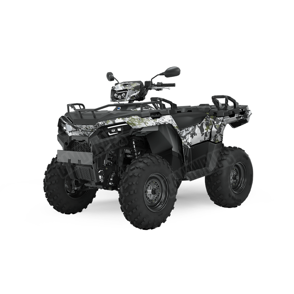 RELV X1 Timber Wolf Camo ATV Vinyl Wrap