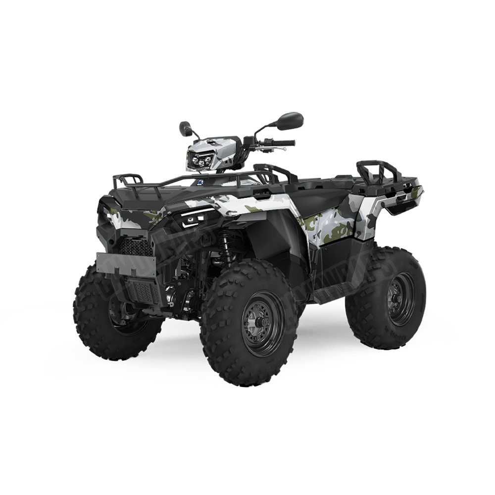 RELV X3 Timber Wolf Camo ATV Vinyl Wrap
