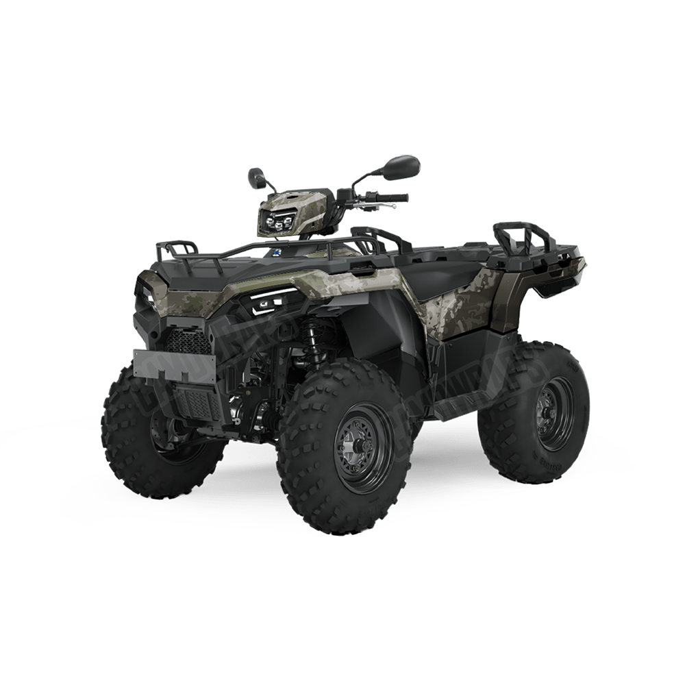 RELV X3 Tunnel Rat Camo ATV Vinyl Wrap