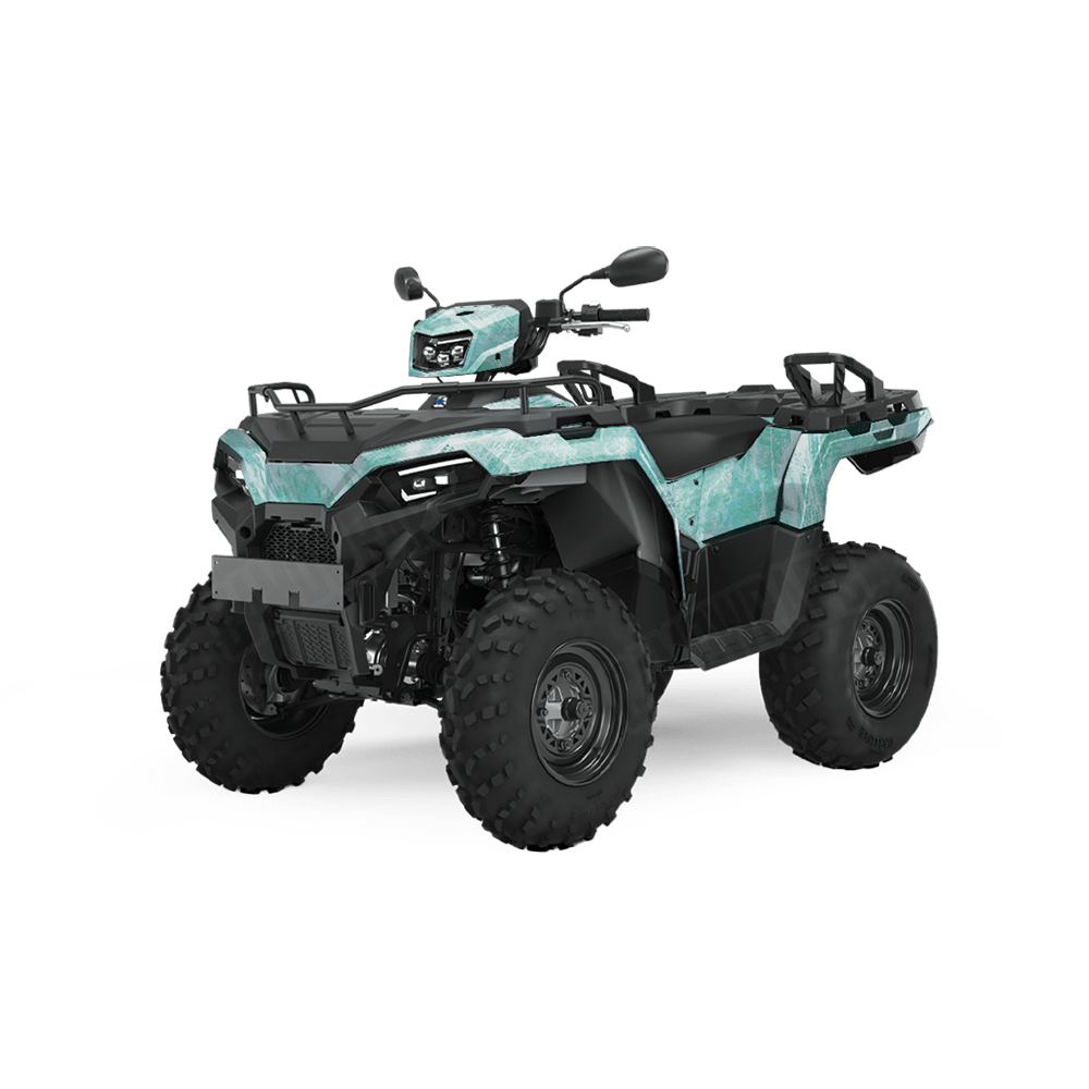 Realtree Aspect Teal Waters ATV Camo Vinyl Wrap