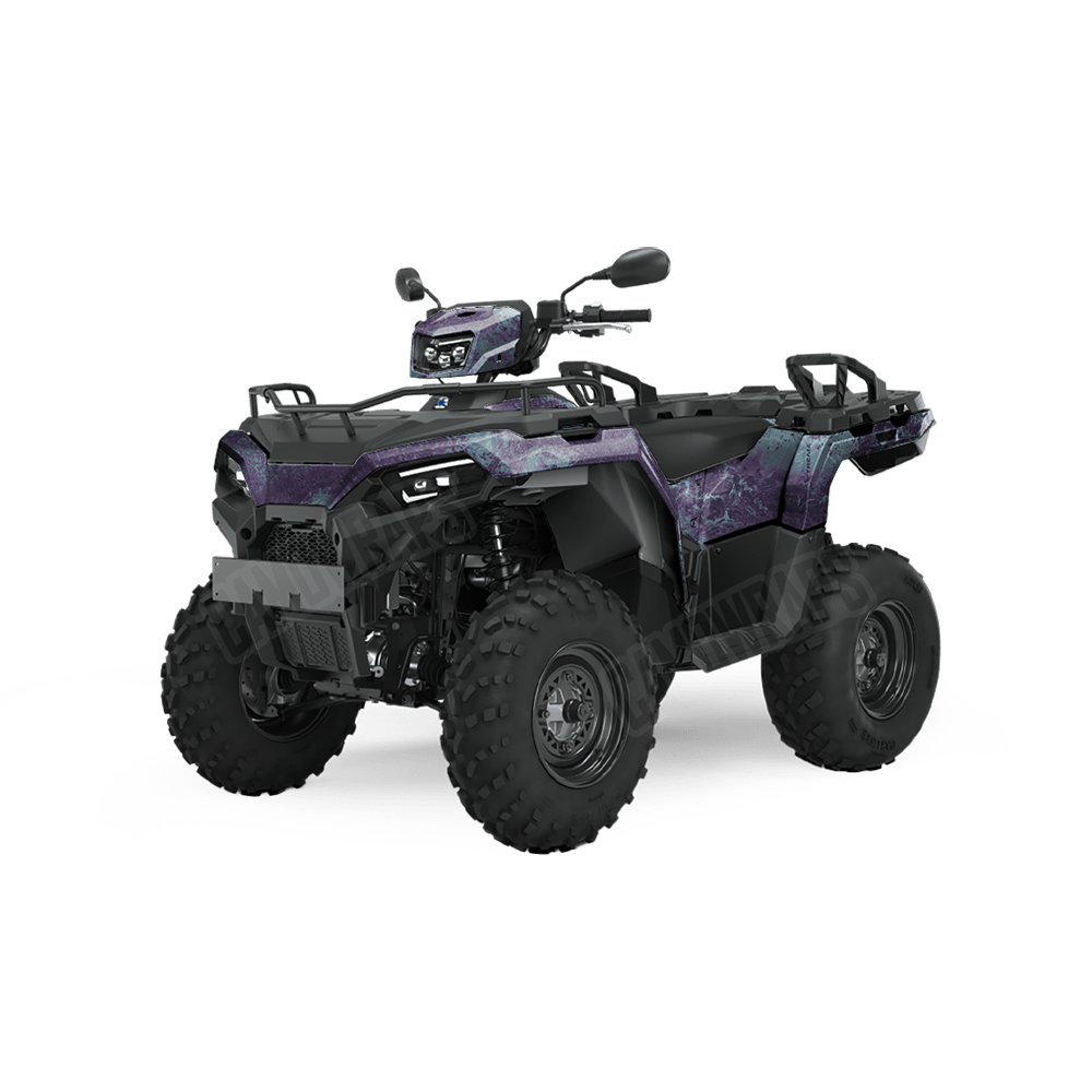 Realtree XTREME Frozen Grape Camo ATV Vinyl Wrap