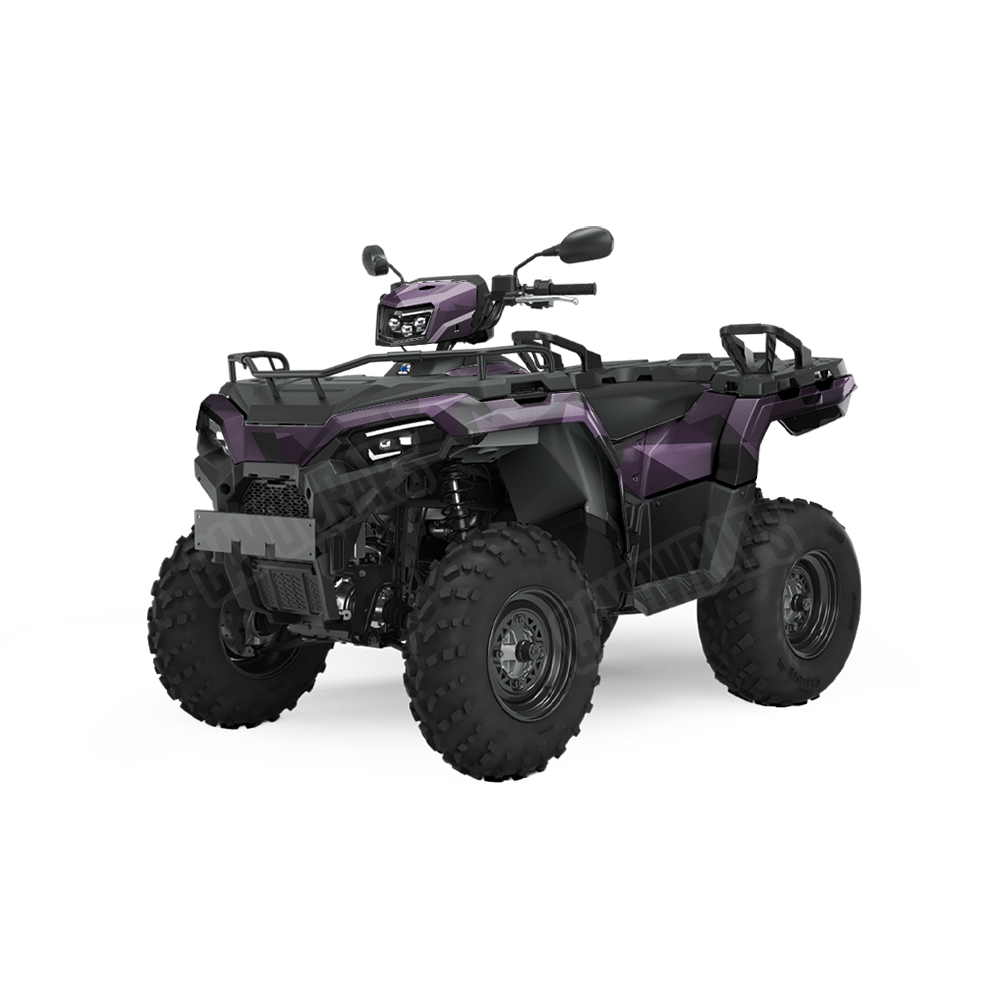 Shattered Darkwing Camo ATV Vinyl Wrap