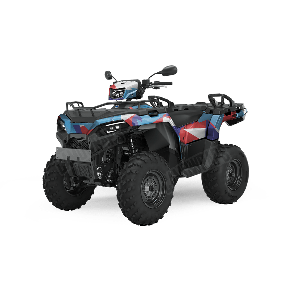 Shattered M Series Camo ATV Vinyl Wrap