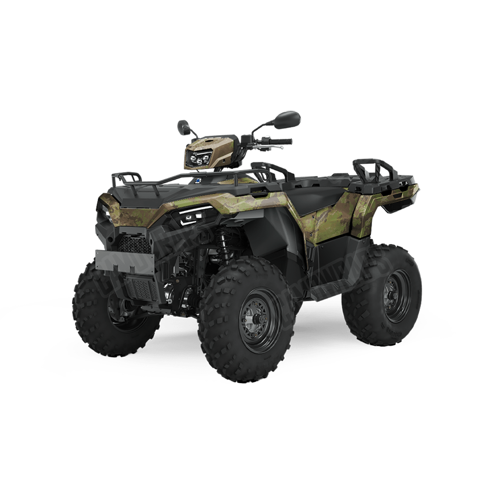 Substrate Springfield Camo ATV Vinyl Wrap