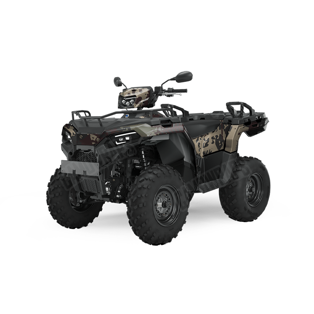 Tire Splatter Militant Blood Camo ATV Vinyl Wrap