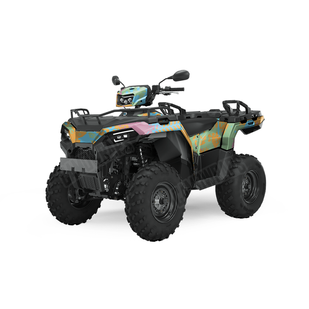Tire Splatter Sherbert Camo ATV Vinyl Wrap
