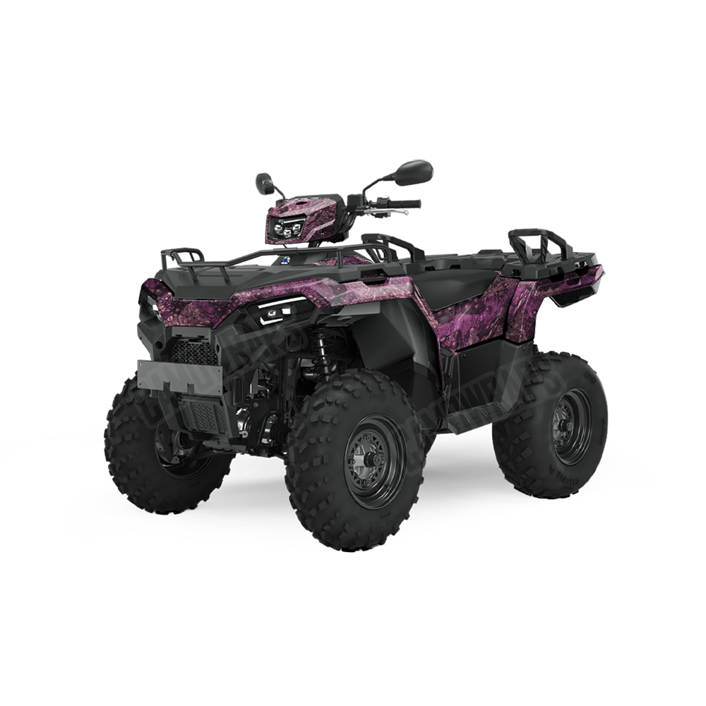 Toadaflage Grape Jelly Camo ATV Vinyl Wrap