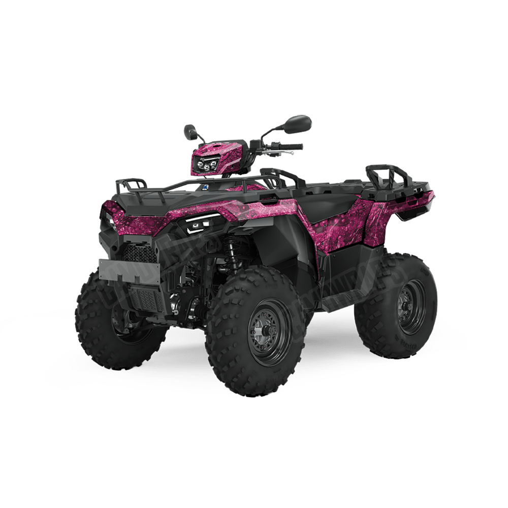 Toadaflage Magenta Camo ATV Vinyl Wrap