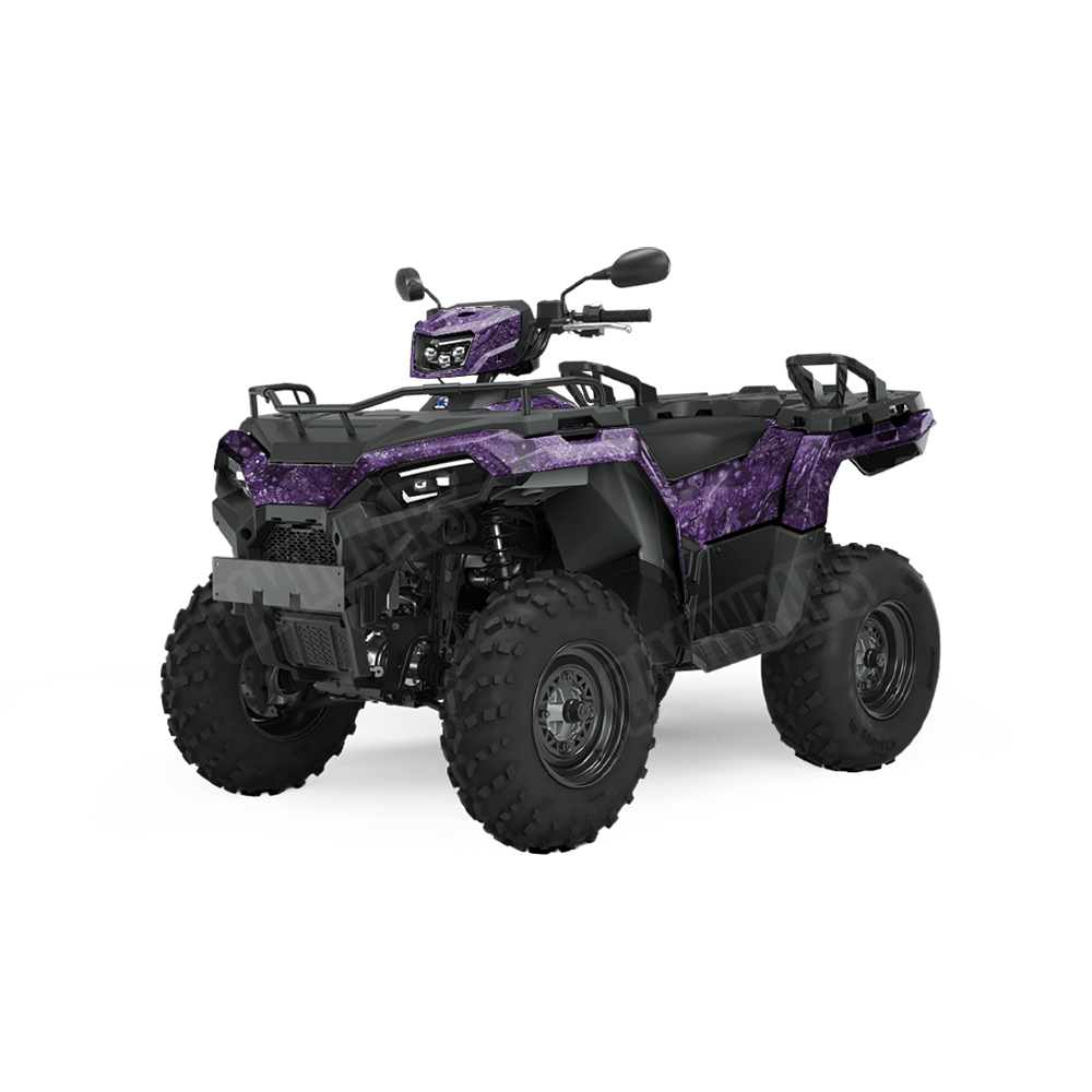 Toadaflage Purple Camo ATV Vinyl Wrap