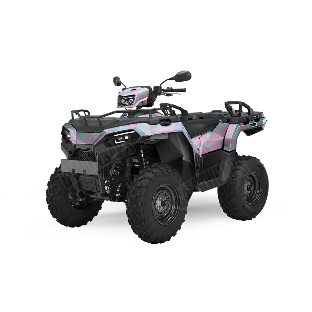 Treetop Cotton Candy Camo ATV Vinyl Wrap