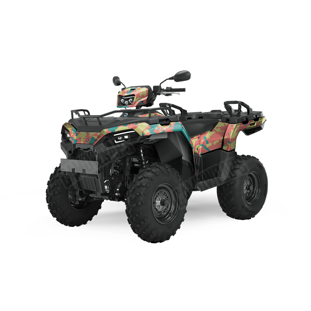 Treetop Fiesta Camo ATV Vinyl Wrap