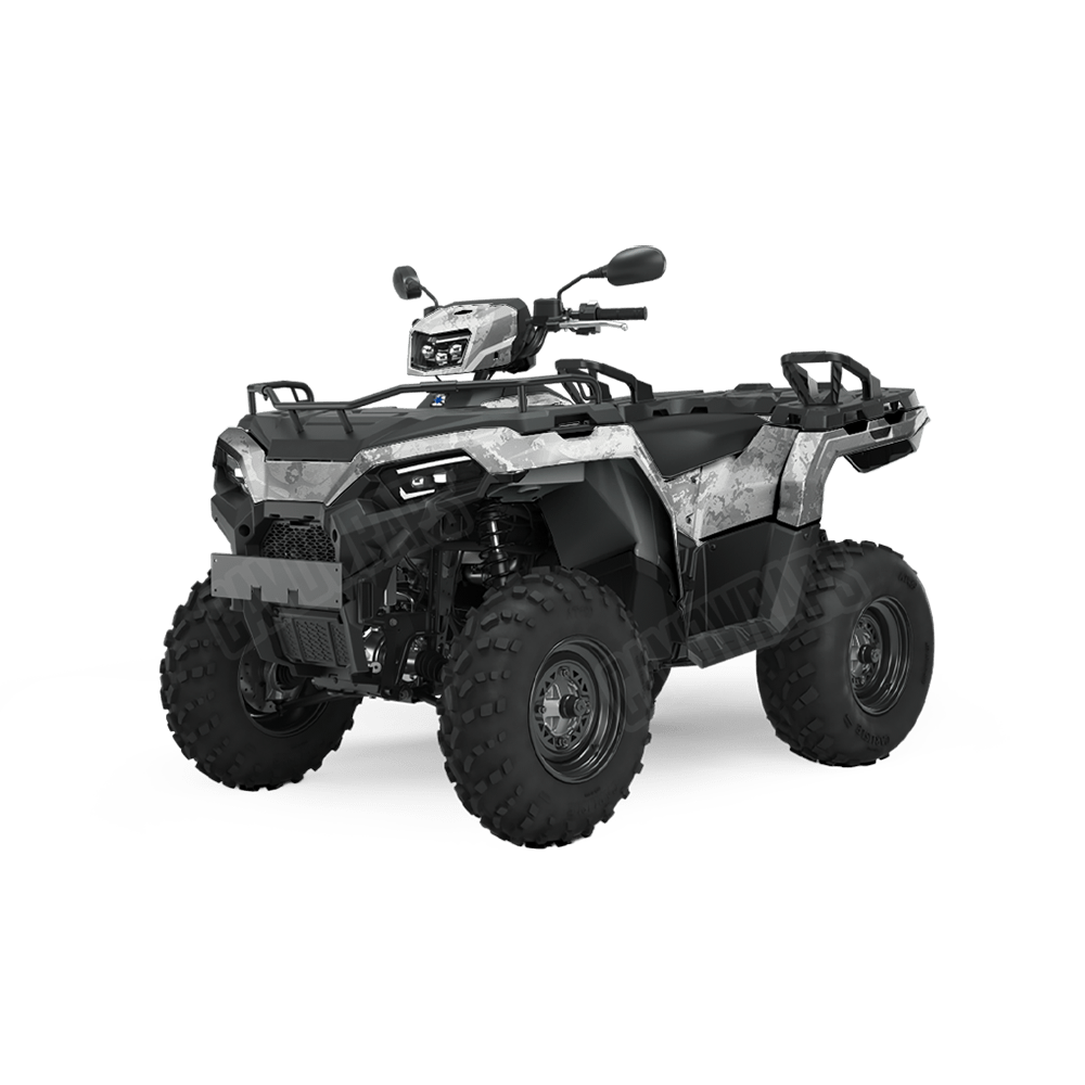 Veil Stoke Whiteout Camo ATV Vinyl Wrap