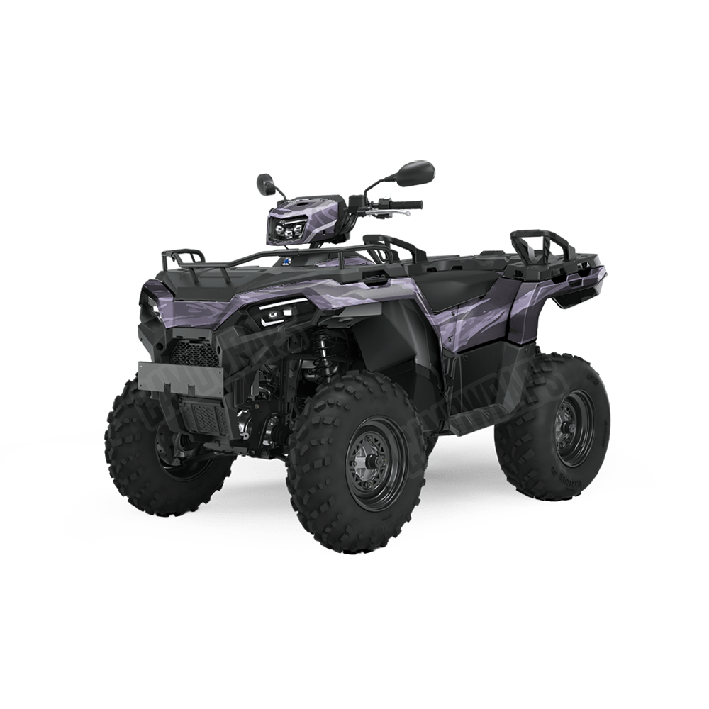 Vietnam Tiger Stripe Lilac Camo ATV Vinyl Wrap