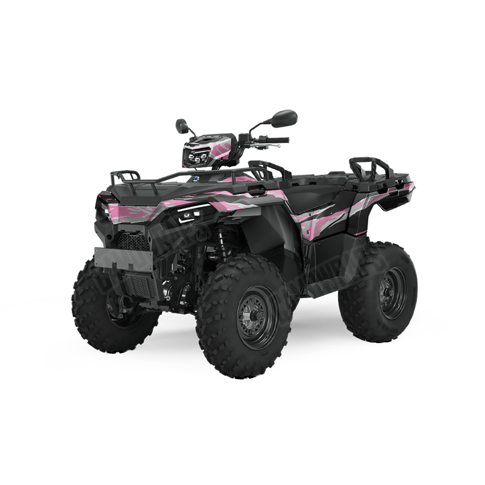 Vietnam Tiger Stripe Pink Tiger Camo ATV Vinyl Wrap