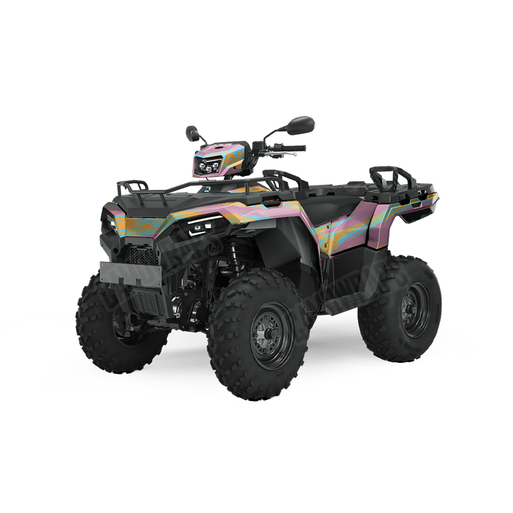 Vietnam Tiger Stripe Sherbert Camo ATV Vinyl Wrap