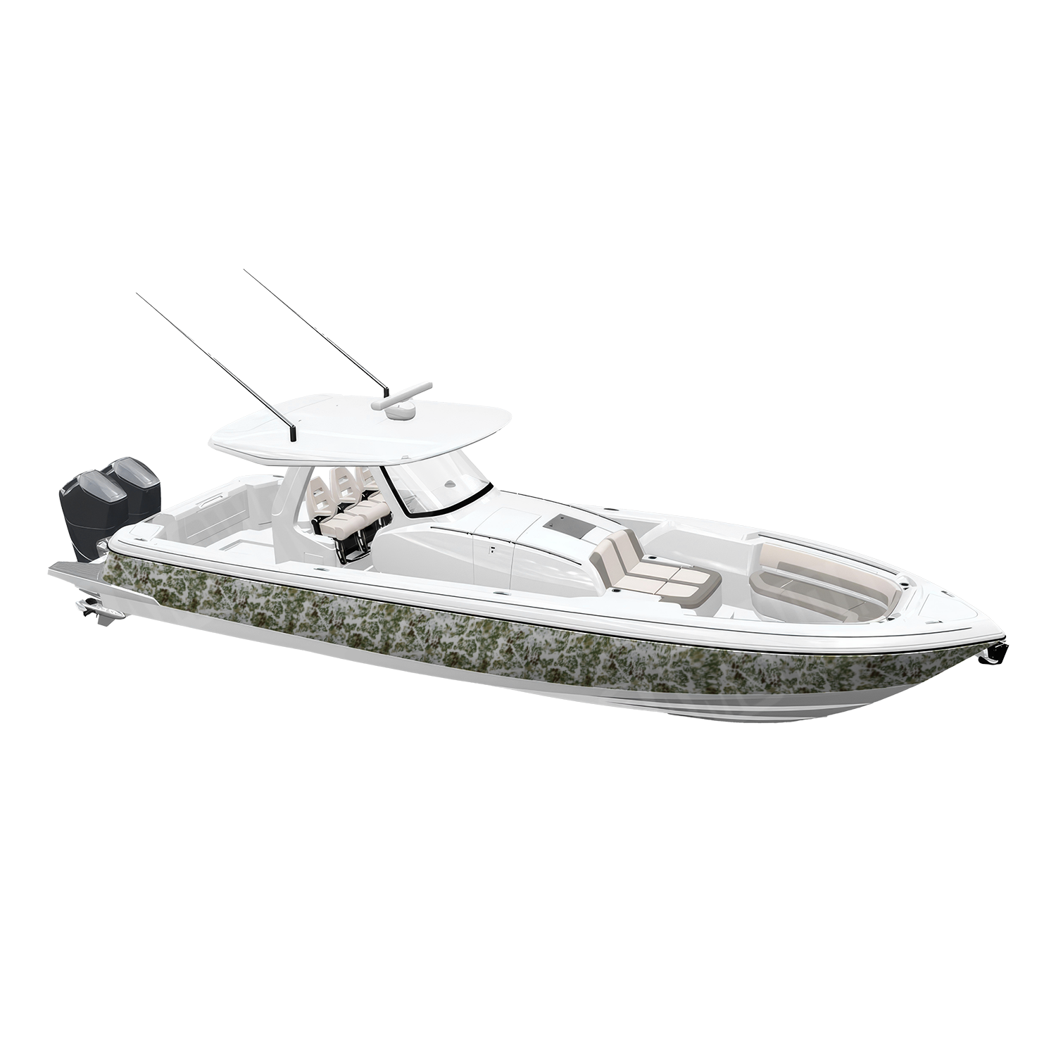 Kryptek Obskura Grom Camo Boat Vinyl Wrap
