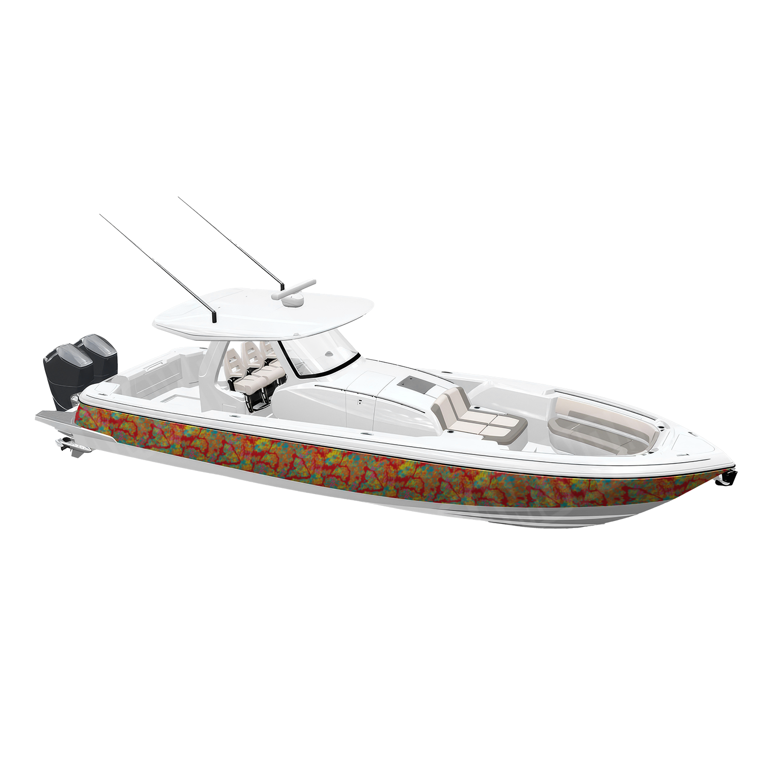 Kryptek Obskura Loki Camo Boat Vinyl Wrap