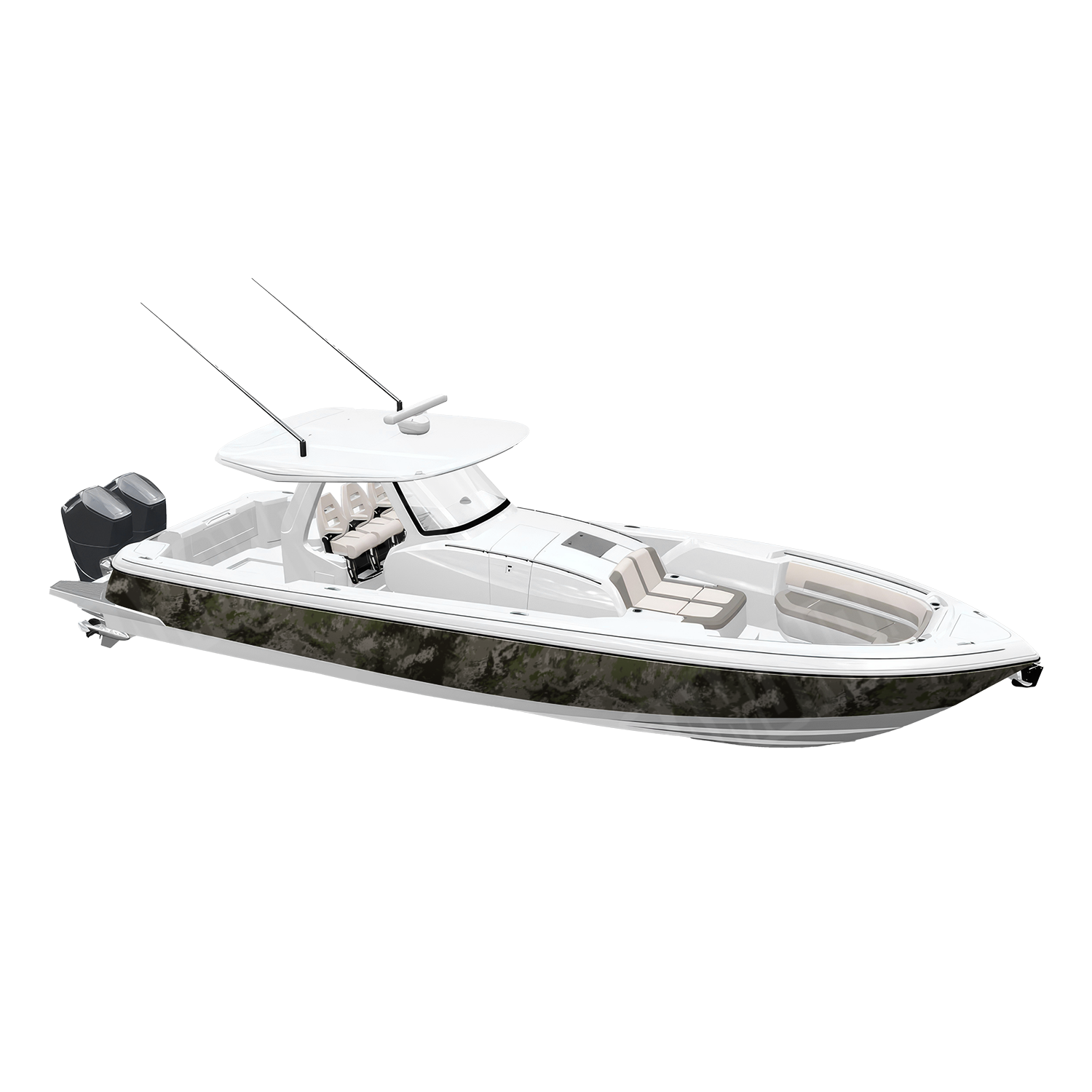 RELV X3 Tunnel Rat Camo Boat Vinyl Wrap