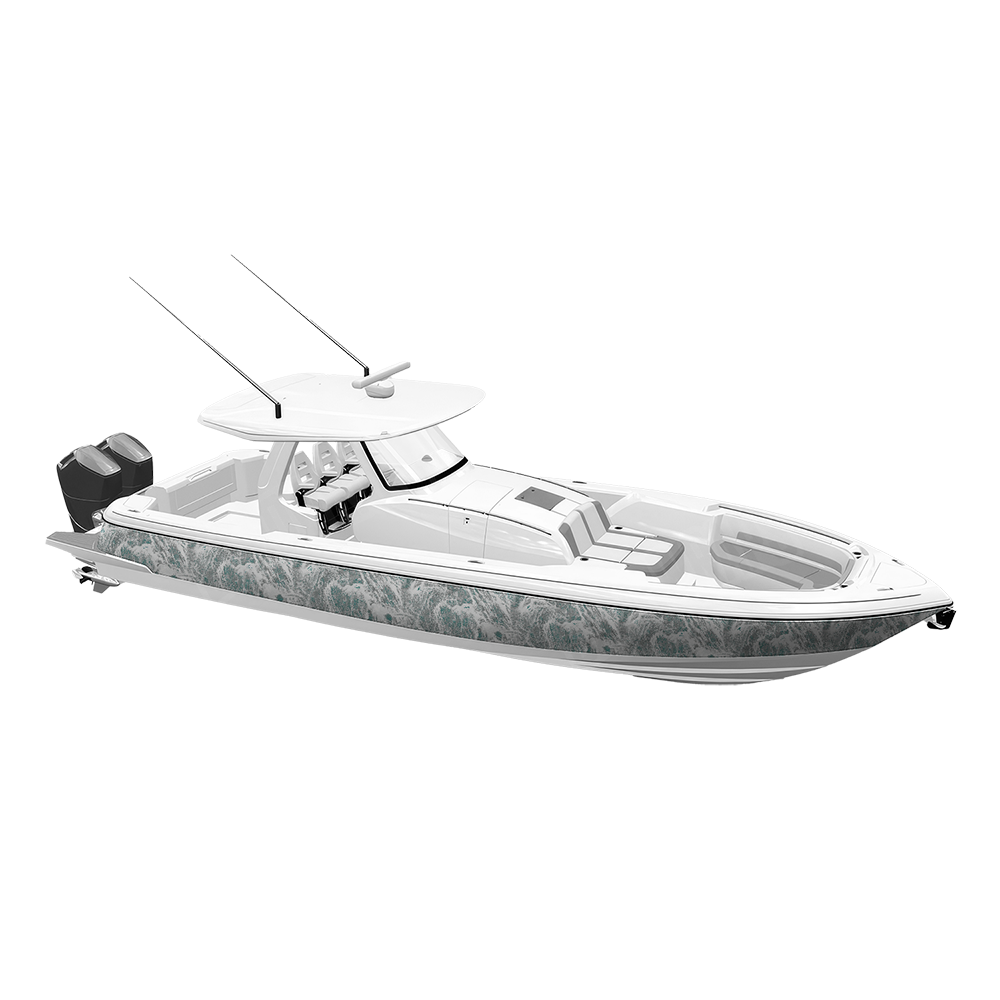 Realtree Aspect Arctic Camo Boat Vinyl Wrap