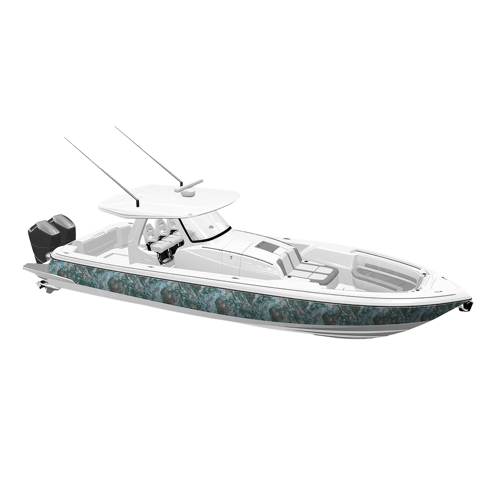 Realtree Aspect Glacier Camo Boat Vinyl Wrap