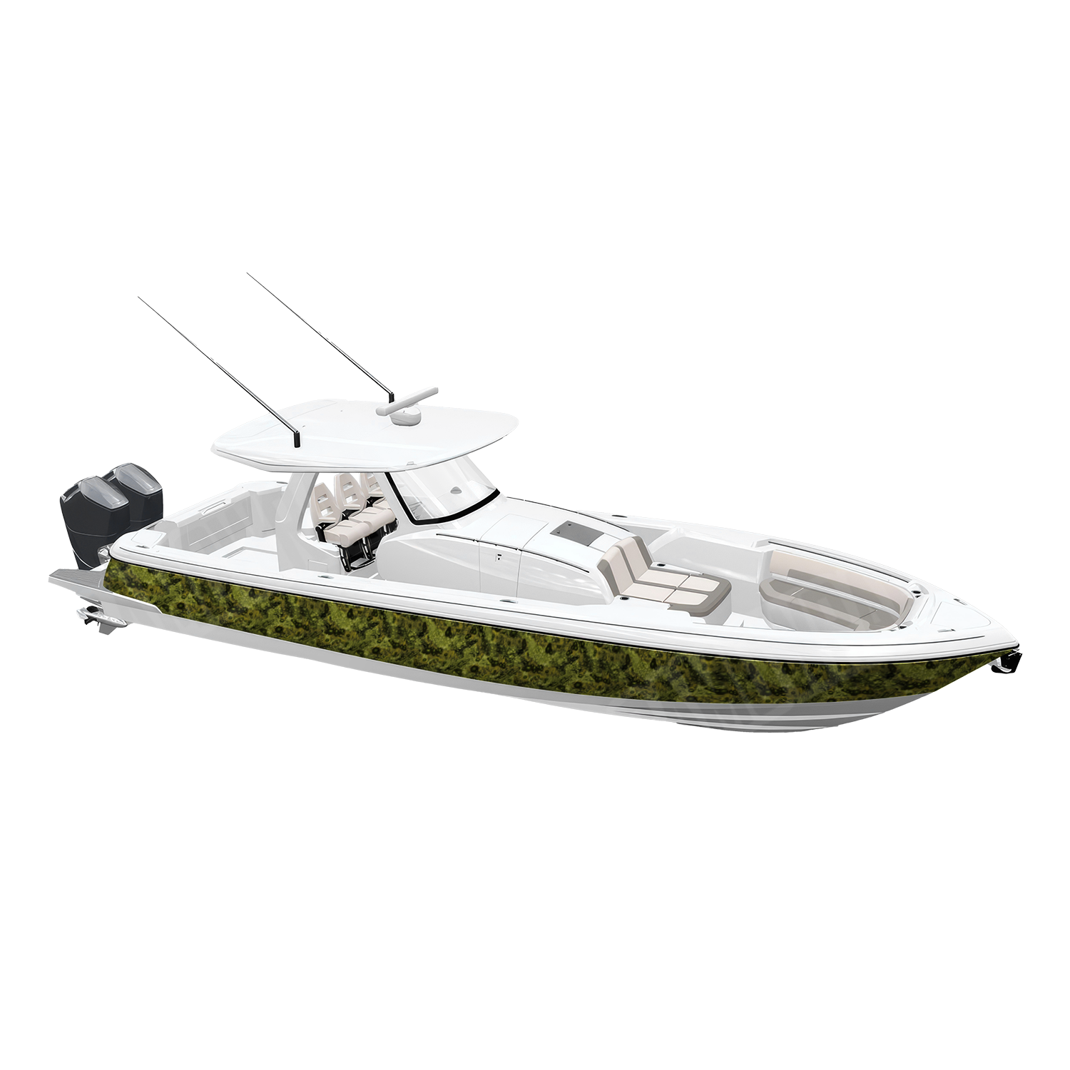 Toadaflage Toxic Camo Boat Vinyl Wrap