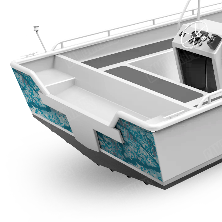 Kryptek Obskura Shallows Boat Transom Camo Vinyl Wrap
