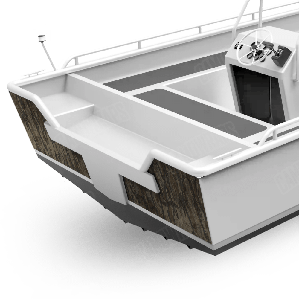 Large Realtree Legacy Fishing Boat Transom Camo Vinyl Wrap