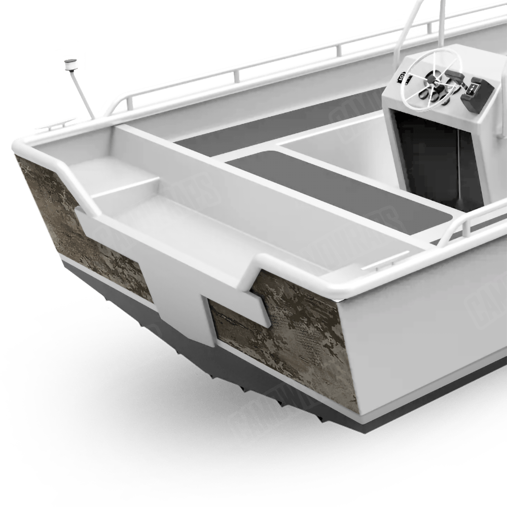 Large Realtree Advantage Fishing Boat Transom Camo Vinyl Wrap