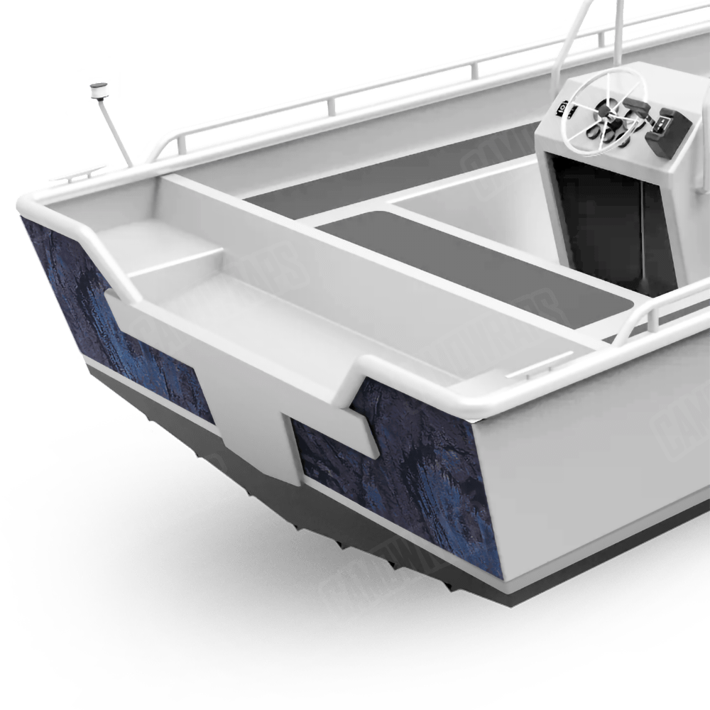 Realtree Aspect Cobia Fishing Boat Transom Camo Vinyl Wrap