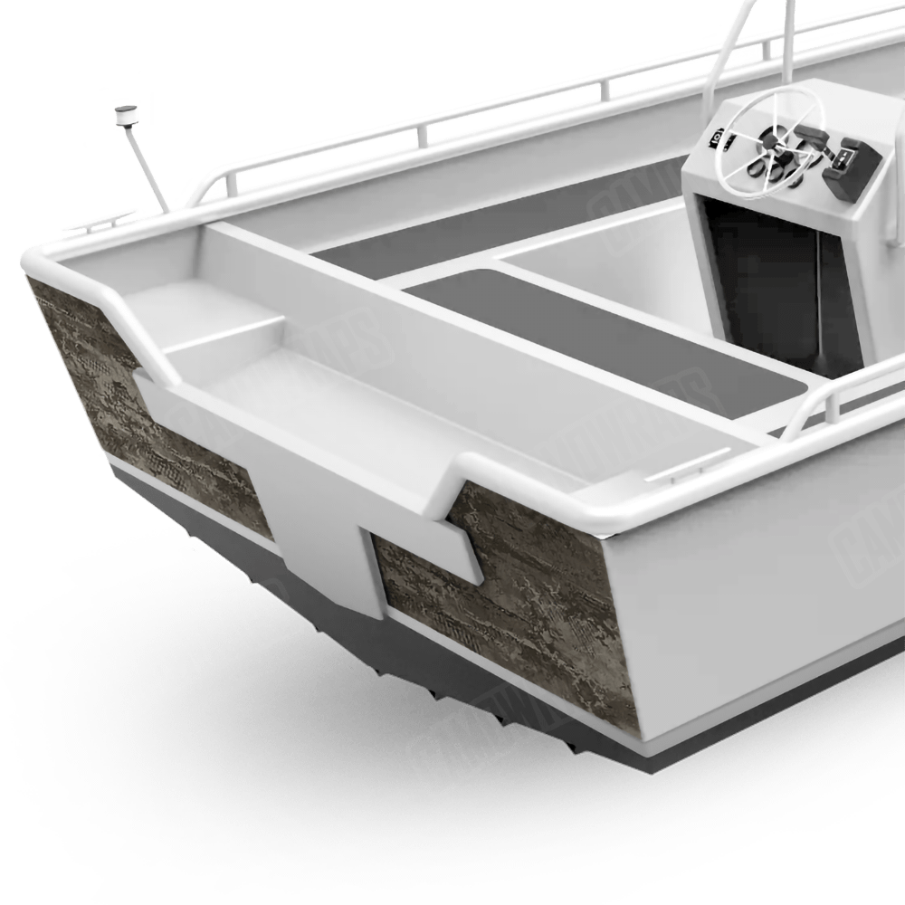 Realtree Advantage Fishing Boat Transom Camo Vinyl Wrap