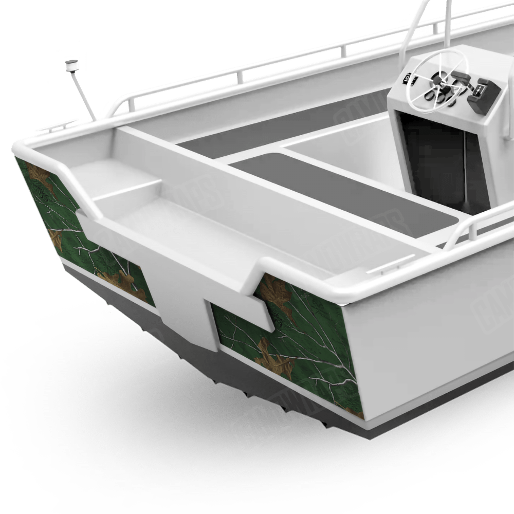 Realtree XTRA Colors Green Camo Boat Transom Vinyl Wrap