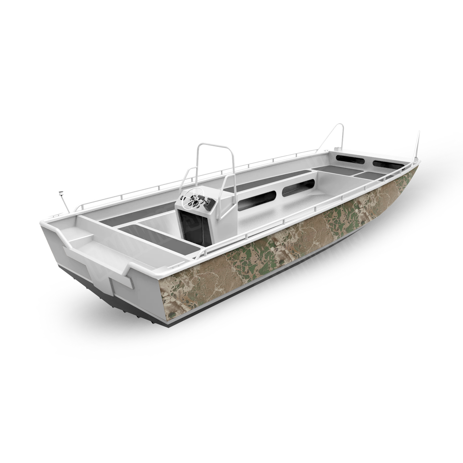 Realtree WAV3 Hillside Boat Vinyl Wrap