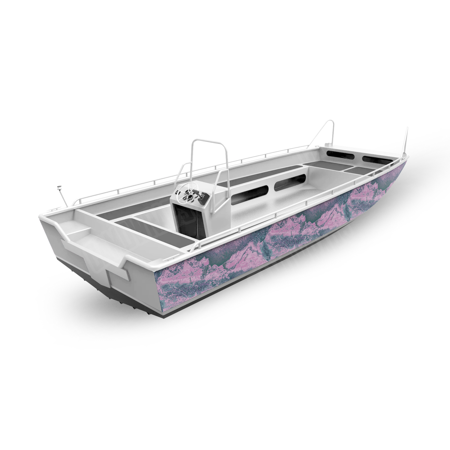 Realtree XTREME Lavender Haze Boat Vinyl Wrap