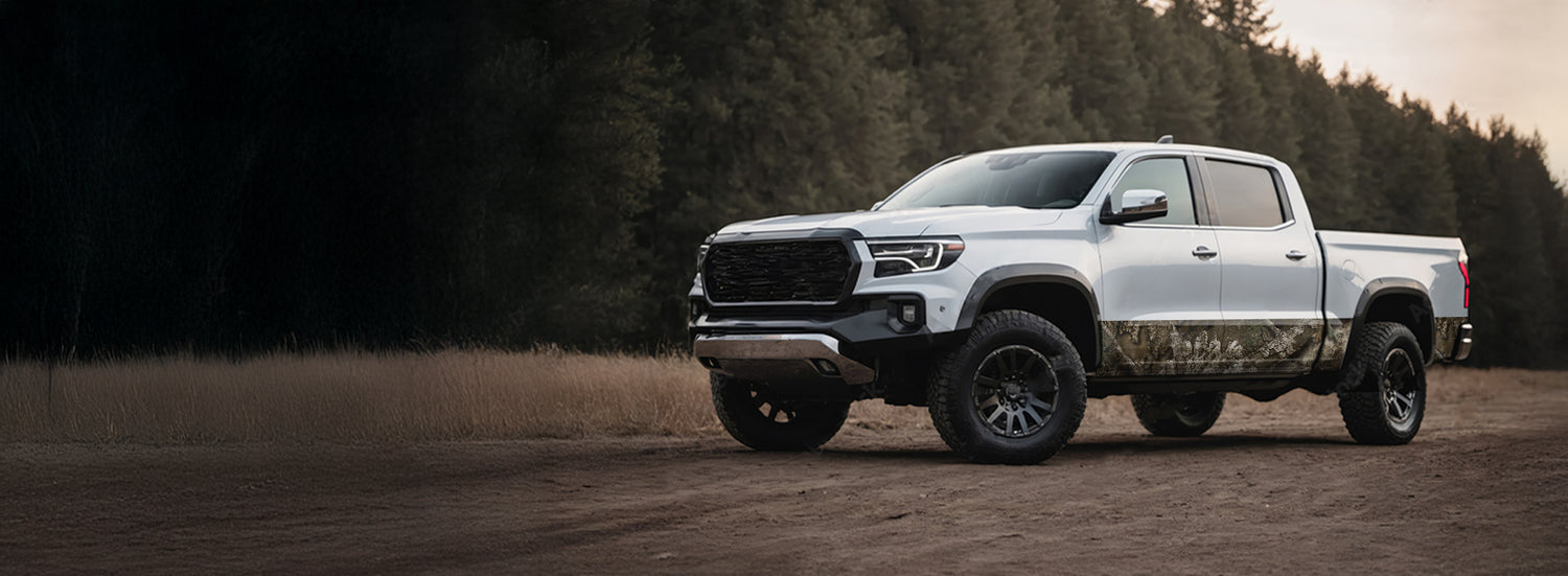 Rocker panel camo wraps