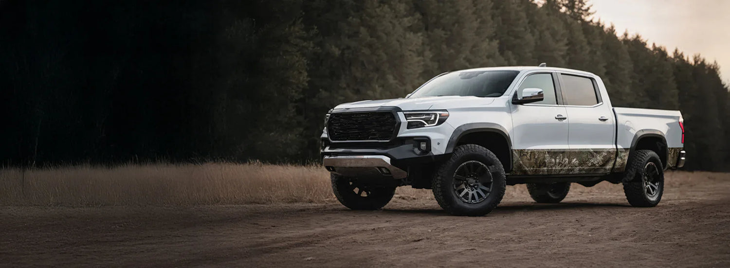 Rocker panel camo wraps