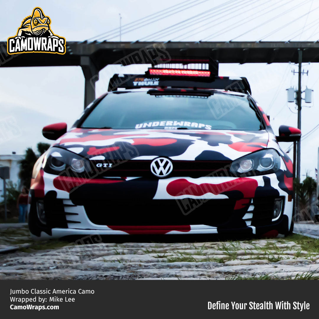patriotic camo volkswagen wrap