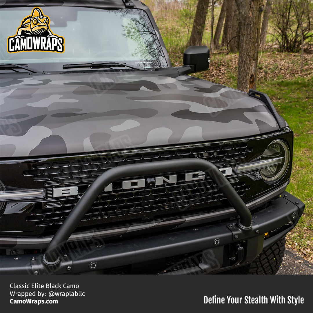 black camo bronco wrap