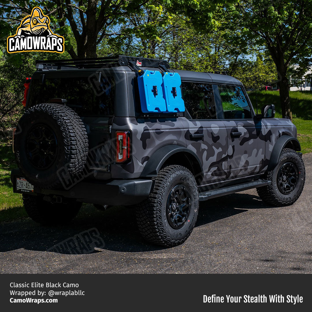black camo bronco wrap