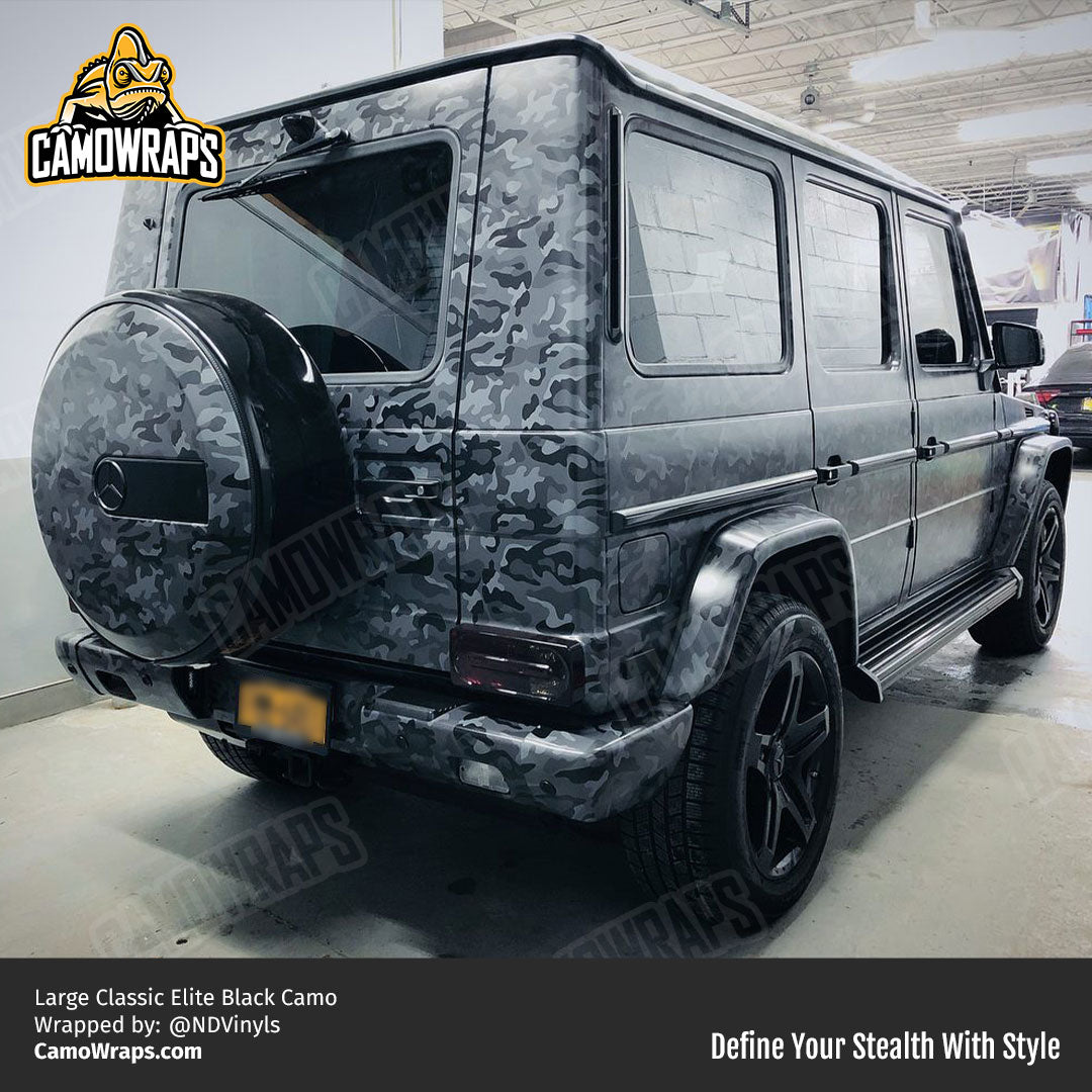 black camo g-wagon wrap