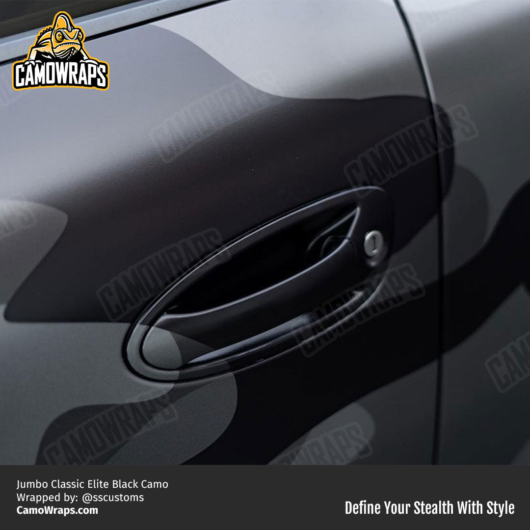black camo door handle wrap