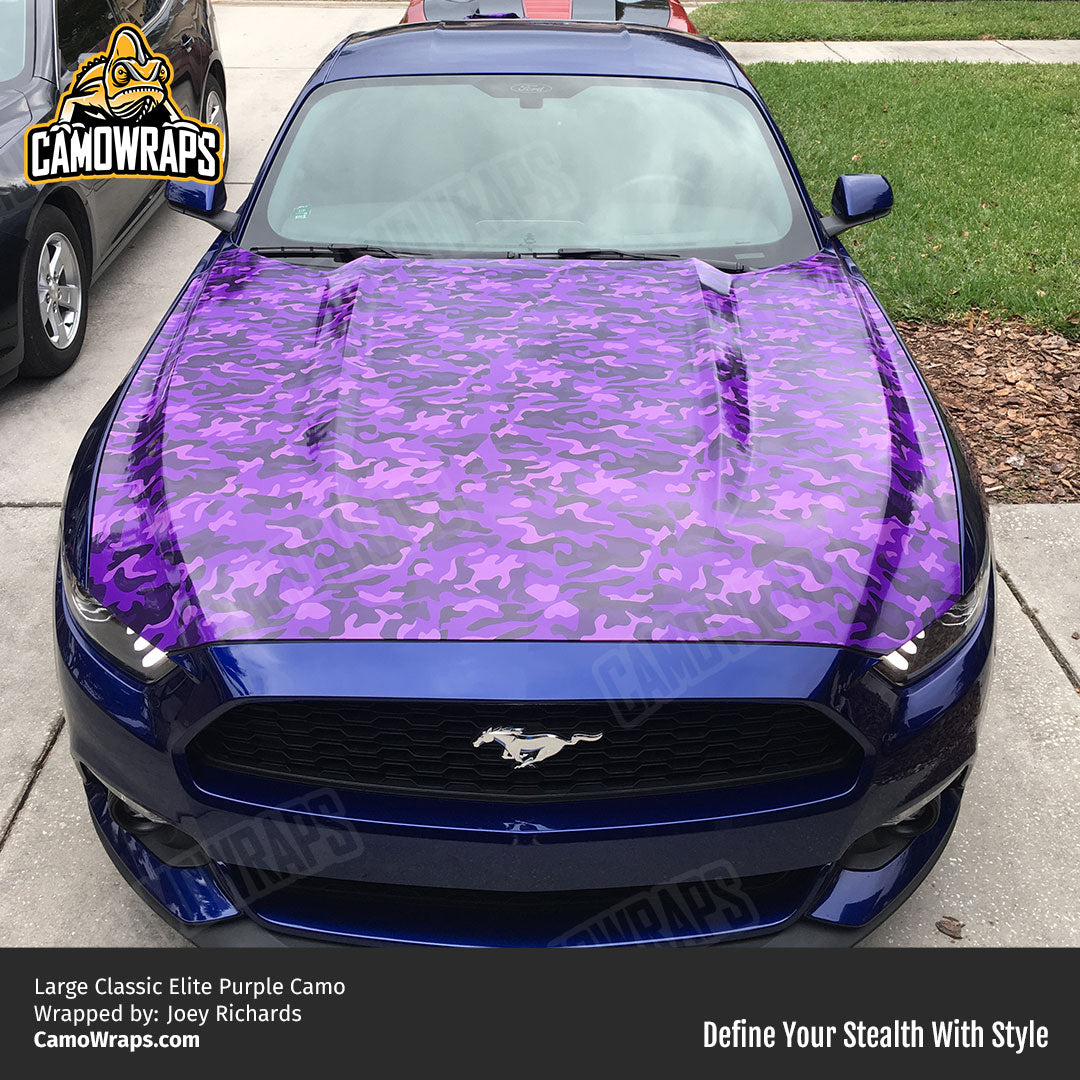 purple camo hood wrap