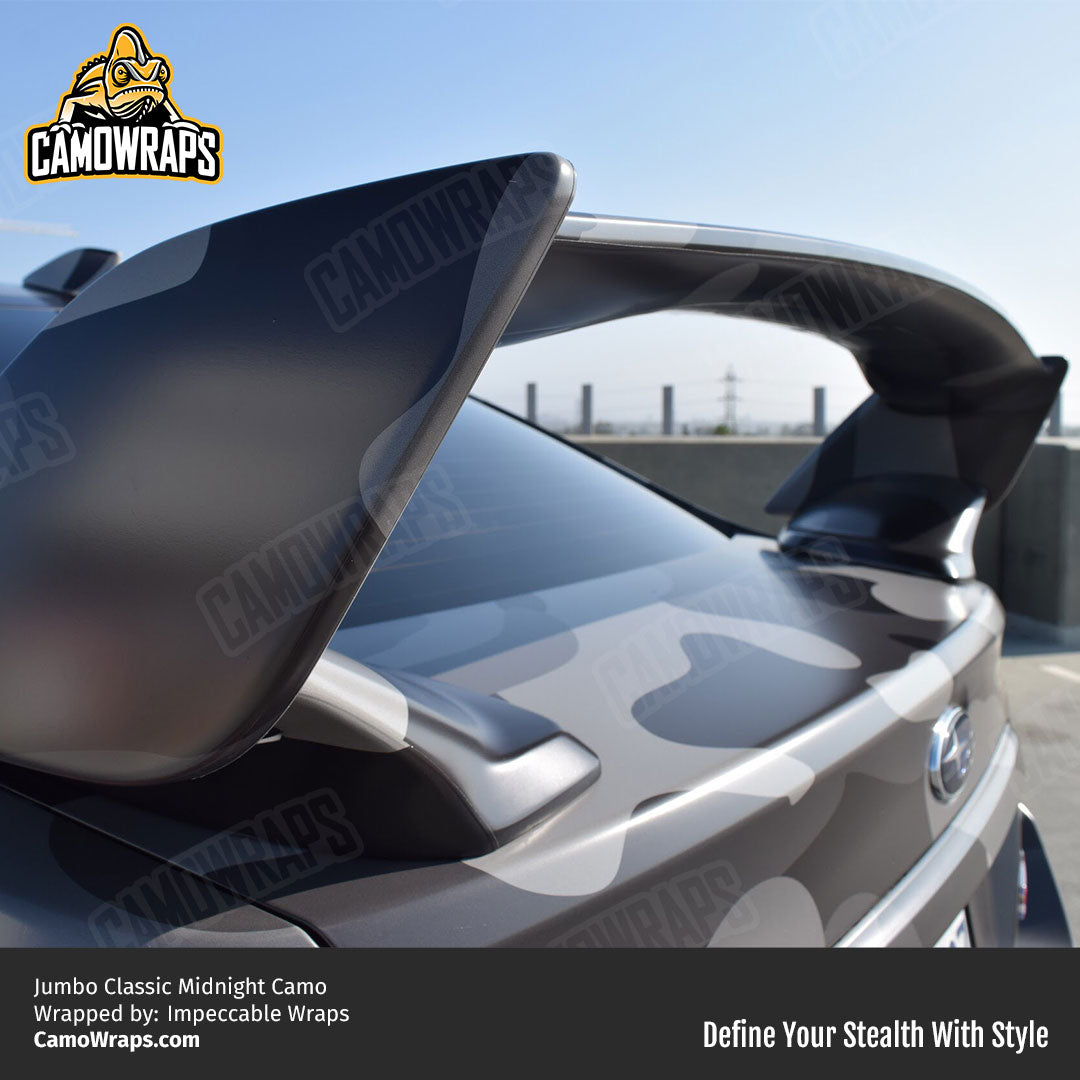 black camo spoiler wrap
